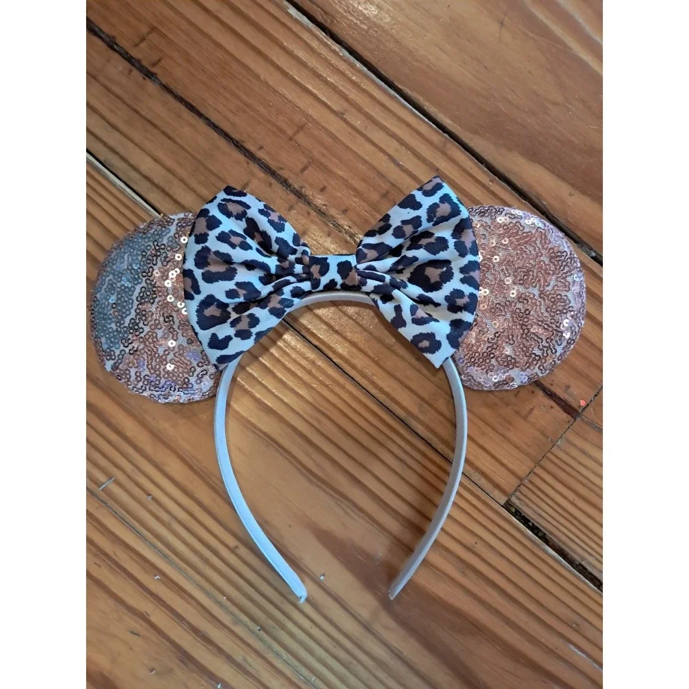Leopard Mickey Ears, Cheetah Mickey Ears, Leopard Minnie Ears Cheetah Minnie J2
